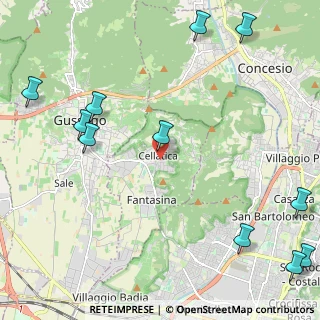 Mappa Via Manzoni, 25060 Cellatica BS, Italia (3.12636)