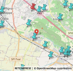 Mappa Via Antomelli, 25033 Cologne BS, Italia (3.247)