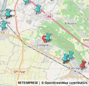 Mappa Via Antomelli, 25033 Cologne BS, Italia (3.03)