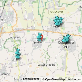 Mappa Via Mantellone, 24050 Spirano BG, Italia (2.274)