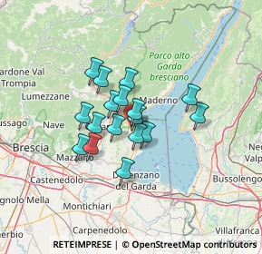Mappa Via Fermi Enrico, 25087 Salò BS, Italia (9.08353)
