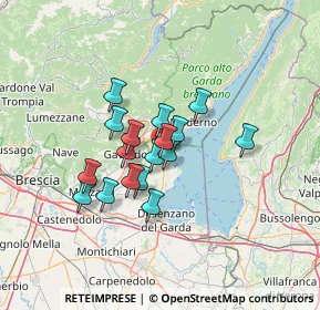 Mappa Via Fermi Enrico, 25087 Salò BS, Italia (9.48)
