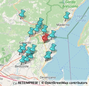 Mappa Via Fermi Enrico, 25087 Salò BS, Italia (6.65947)