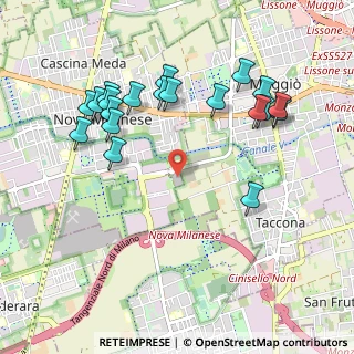 Mappa Via Luigi Galvani, 20835 Nova Milanese MB, Italia (1.0735)