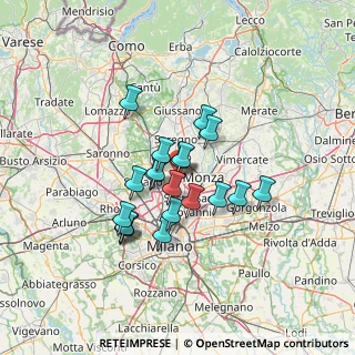 Mappa Via Luigi Galvani, 20835 Nova Milanese MB, Italia (10.232)