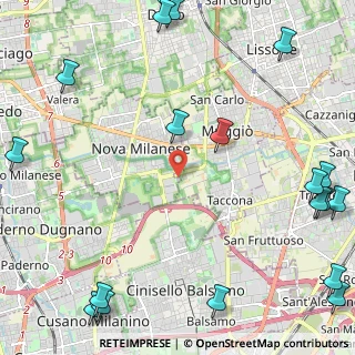 Mappa Via Luigi Galvani, 20835 Nova Milanese MB, Italia (3.51421)