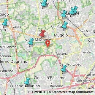 Mappa Via Luigi Galvani, 20835 Nova Milanese MB, Italia (2.98364)