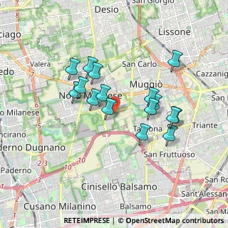 Mappa Via Luigi Galvani, 20835 Nova Milanese MB, Italia (1.56313)