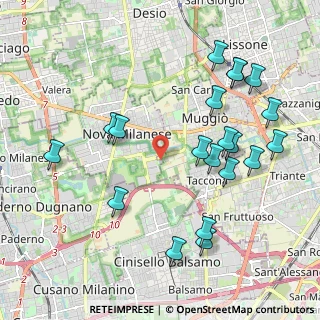 Mappa Via Luigi Galvani, 20835 Nova Milanese MB, Italia (2.2415)