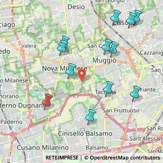 Mappa Via Luigi Galvani, 20835 Nova Milanese MB, Italia (2.36083)
