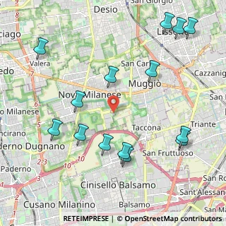 Mappa Via Luigi Galvani, 20835 Nova Milanese MB, Italia (2.48)