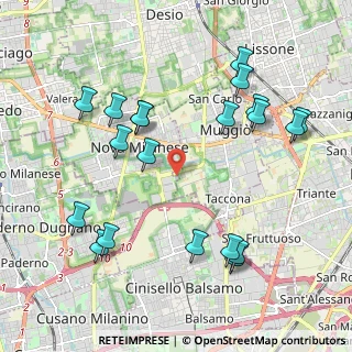 Mappa Via Luigi Galvani, 20835 Nova Milanese MB, Italia (2.263)
