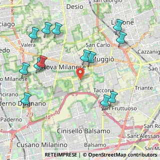 Mappa Via Luigi Galvani, 20835 Nova Milanese MB, Italia (2.41923)
