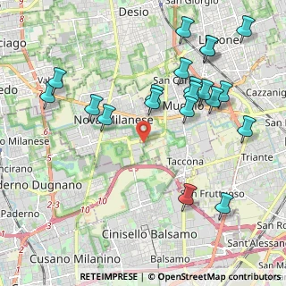 Mappa Via Luigi Galvani, 20835 Nova Milanese MB, Italia (2.3085)