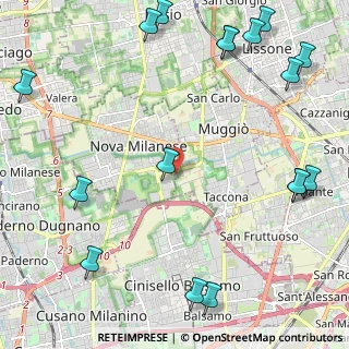 Mappa Via Luigi Galvani, 20835 Nova Milanese MB, Italia (3.18294)