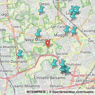 Mappa Via Luigi Galvani, 20835 Nova Milanese MB, Italia (2.67846)
