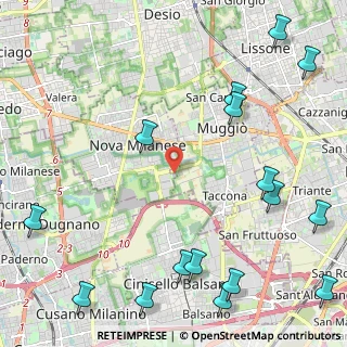 Mappa Via Luigi Galvani, 20835 Nova Milanese MB, Italia (3.15938)