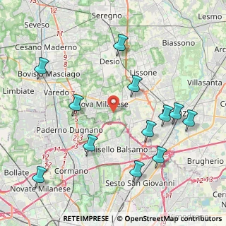 Mappa Via Luigi Galvani, 20835 Nova Milanese MB, Italia (4.645)