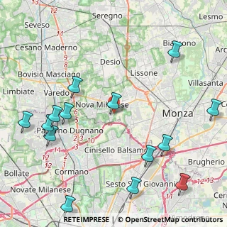 Mappa Via Luigi Galvani, 20835 Nova Milanese MB, Italia (5.46)