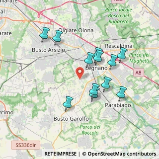 Mappa Via Basilicata, 20025 Legnano MI, Italia (3.42917)