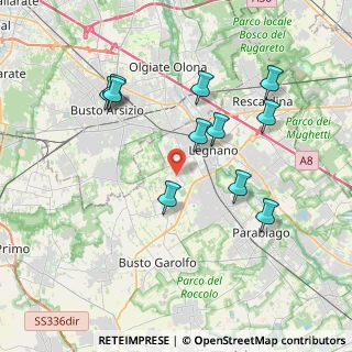 Mappa Via Basilicata, 20025 Legnano MI, Italia (3.76364)