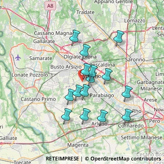 Mappa Via Basilicata, 20025 Legnano MI, Italia (6.37533)