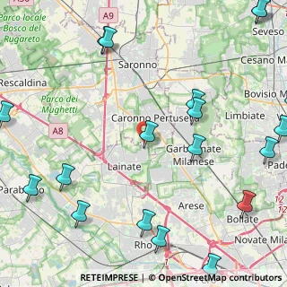 Mappa Via Rossini, 21042 Caronno Pertusella VA, Italia (6.43421)