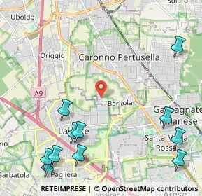 Mappa Via Rossini, 21042 Caronno Pertusella VA, Italia (2.95545)