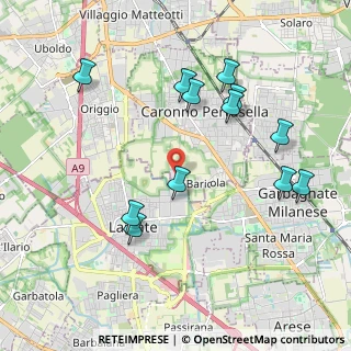 Mappa Via Rossini, 21042 Caronno Pertusella VA, Italia (2.0825)