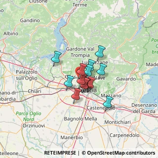 Mappa Viale Risorgimento, 25060 Cellatica BS, Italia (7.64231)