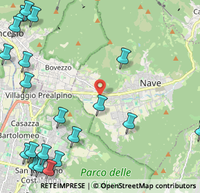 Mappa Via Edison, 25075 Nave BS, Italia (3.267)