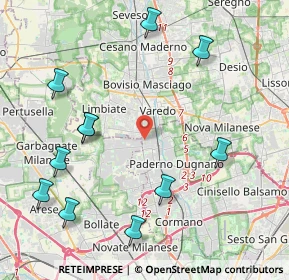 Mappa Via Monte Cervino, 20037 Paderno Dugnano MI, Italia (4.92818)