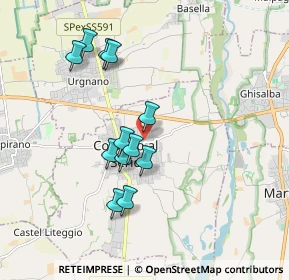 Mappa Via Medaglia d'Oro Antonio Locatelli, 24055 Cologno Al Serio BG, Italia (1.61583)