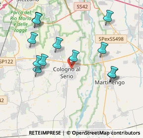 Mappa Via Medaglia d'Oro Antonio Locatelli, 24055 Cologno Al Serio BG, Italia (4.09667)
