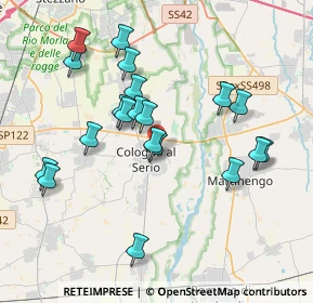 Mappa Via Medaglia d'Oro Antonio Locatelli, 24055 Cologno Al Serio BG, Italia (3.7155)