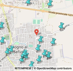 Mappa Via Medaglia d'Oro Antonio Locatelli, 24055 Cologno Al Serio BG, Italia (0.738)