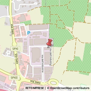 Mappa Via dell'Industria, 27, 25030 Erbusco, Brescia (Lombardia)