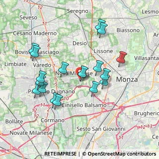 Mappa Nova Milanese, 20054 Nova Milanese MB, Italia (3.59722)