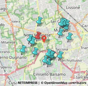 Mappa Via Luigi Galvani, 20834 Nova Milanese MB, Italia (1.709)