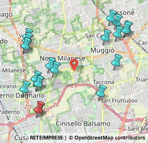 Mappa Via Luigi Galvani, 20834 Nova Milanese MB, Italia (2.5515)