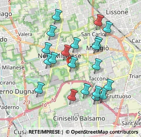 Mappa Via Luigi Galvani, 20834 Nova Milanese MB, Italia (1.771)