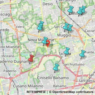 Mappa Nova Milanese, 20054 Nova Milanese MB, Italia (2.42667)