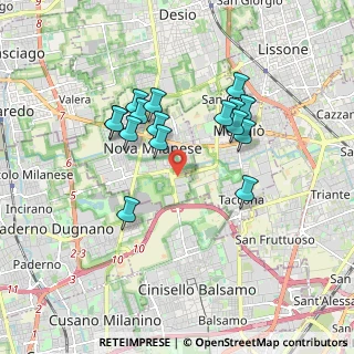Mappa Nova Milanese, 20054 Nova Milanese MB, Italia (1.56875)
