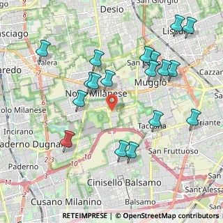 Mappa Nova Milanese, 20054 Nova Milanese MB, Italia (2.16389)