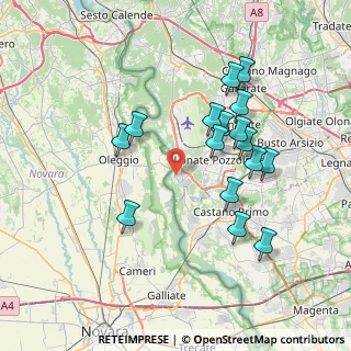 Mappa Via Giovanni Verga, 21015 Lonate Pozzolo VA, Italia (7.16313)