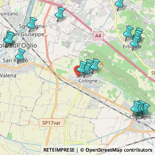 Mappa Cologne, 25033 Cologne BS, Italia (3.1405)
