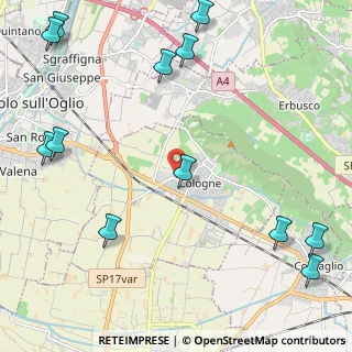 Mappa Cologne, 25033 Cologne BS, Italia (3.105)