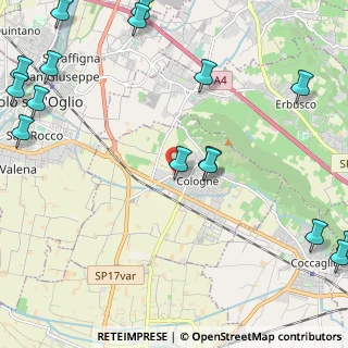 Mappa Cologne, 25033 Cologne BS, Italia (3.275)