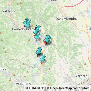 Mappa Via Istria, 36070 Castelgomberto VI, Italia (2.64357)