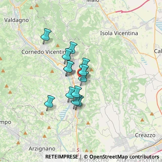 Mappa Via Istria, 36070 Castelgomberto VI, Italia (2.42615)